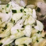 Grandmas cucumber salad