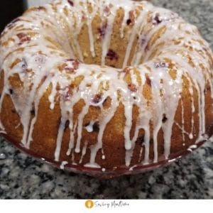Cranberry lemon cake
