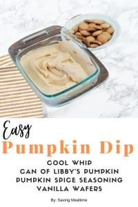 Easy Pumpkin Dip