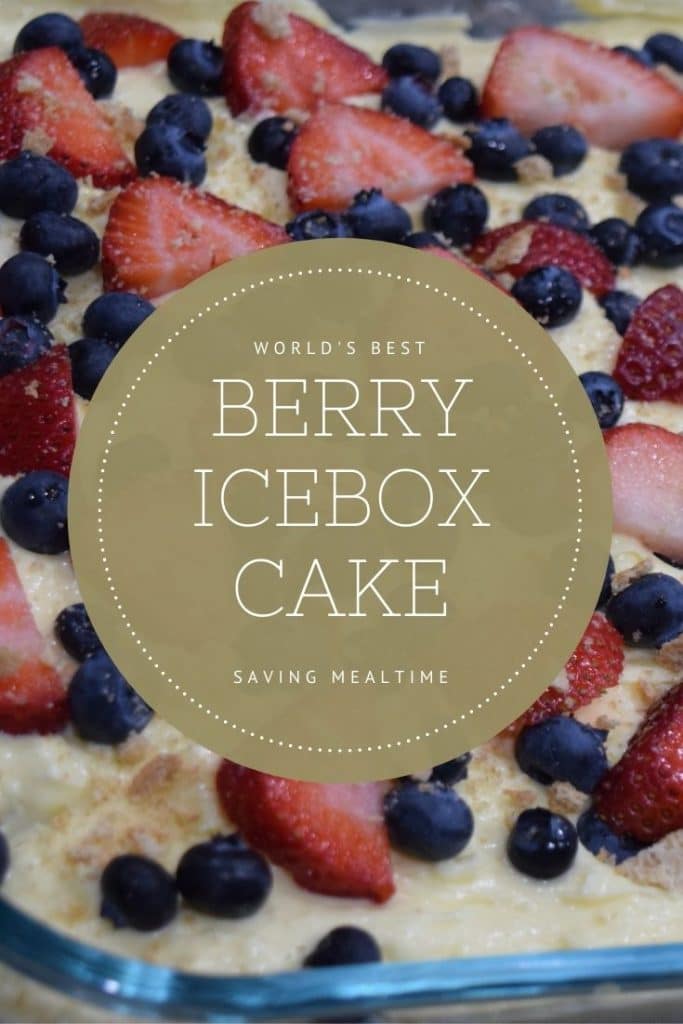No bake berry icebox cake