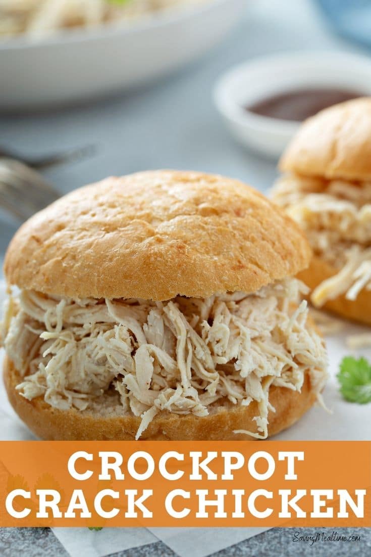 Crockpot Crack Chicken - Saving Mealtime