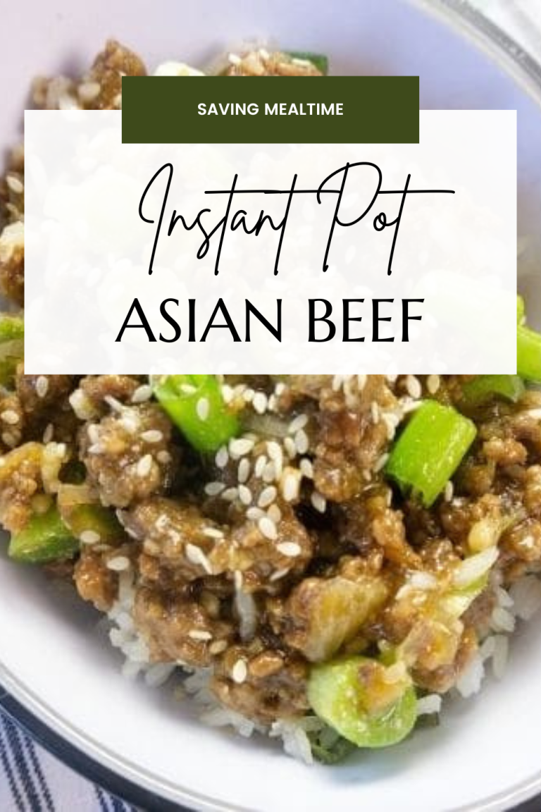 Instant Pot Asian Beef - Saving Mealtime