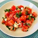 Watermelon Mint Feta Salad
