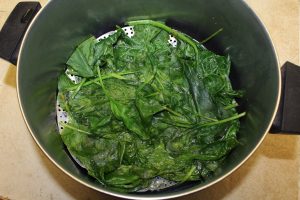 Wilted spinach