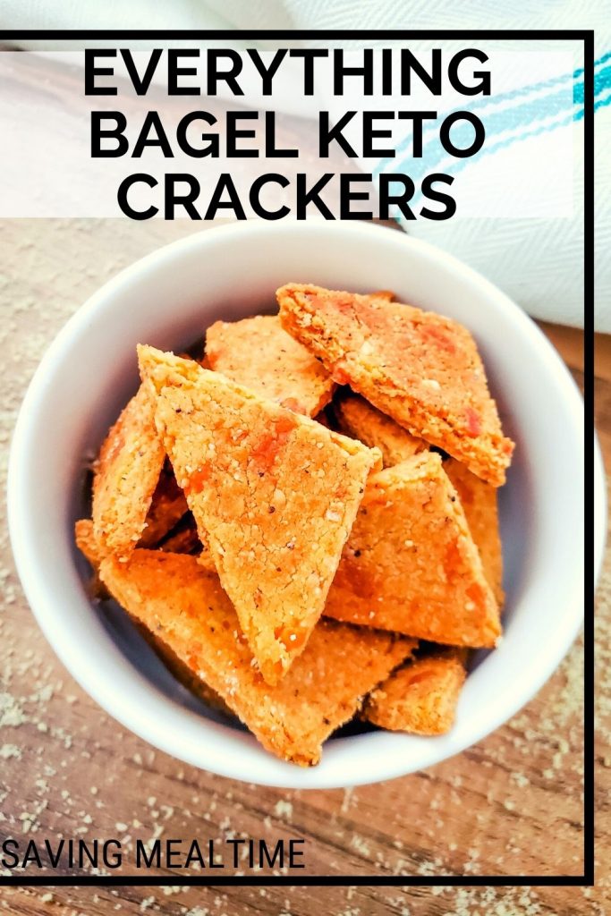 Everything Bagel Keto Crackers