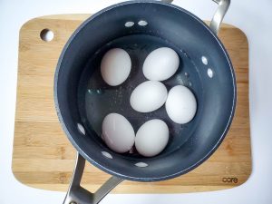 Eggs in Saucepan