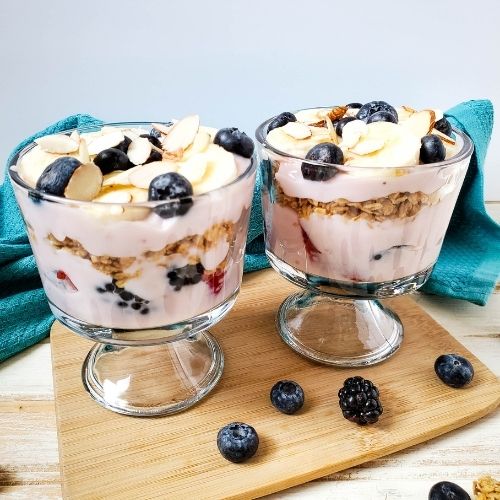 Fruit and Yogurt Trifles