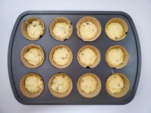 Fill cupcake liners