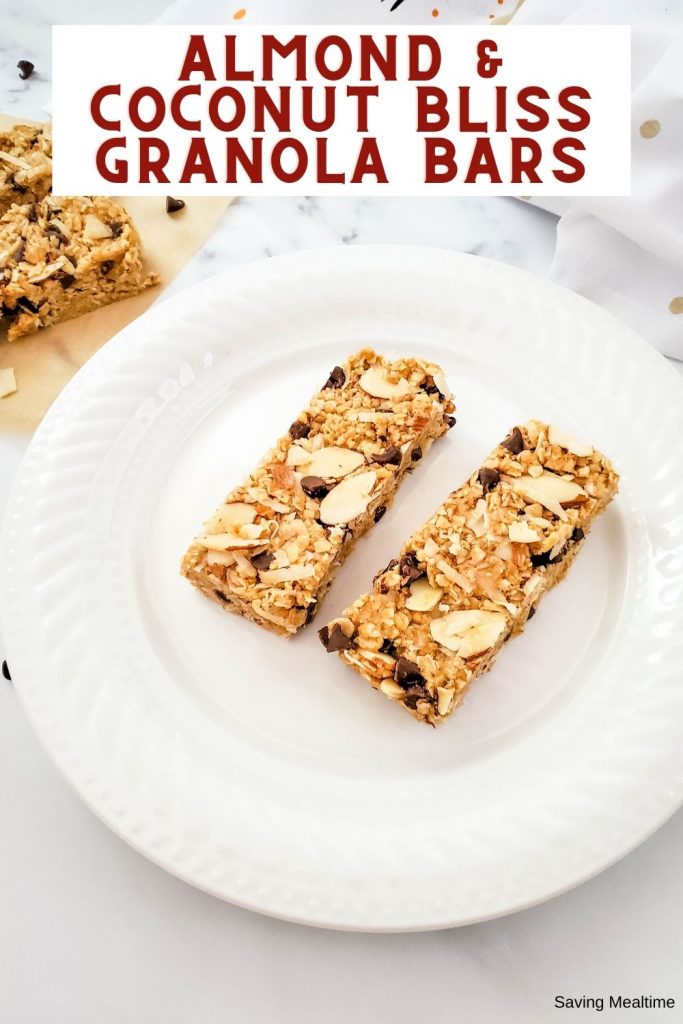 Almond and Coconut Bliss Granola Bars