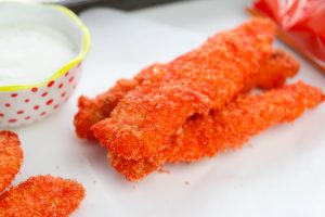 Cheeto crusted chicken finger