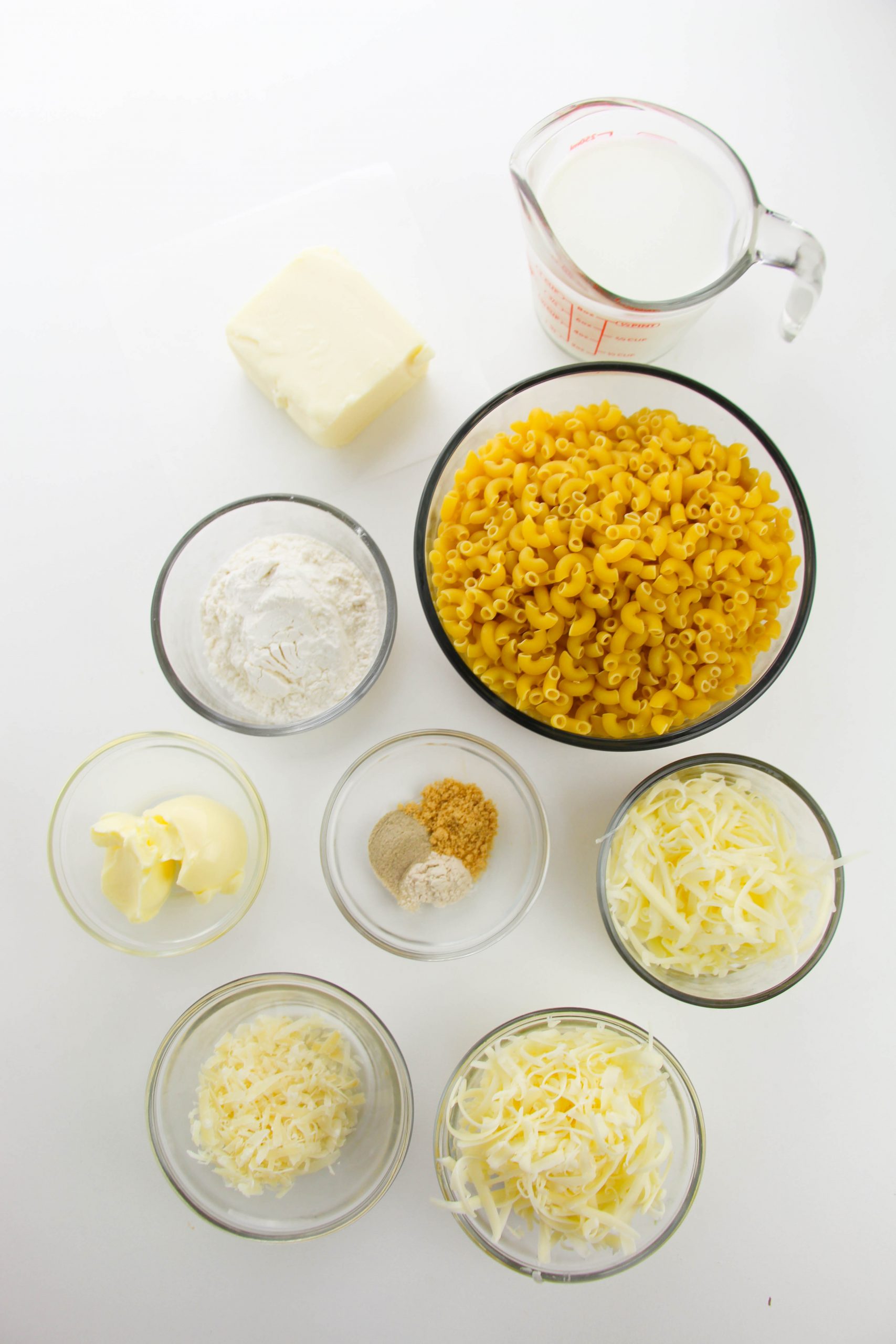 Mac and Cheese ingredients