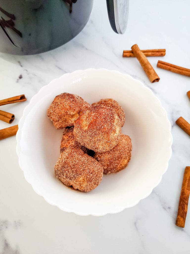 Air Fryer Cinn Pumpkin Spice Donut Holes