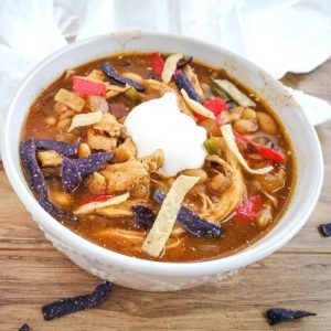 Slow Cooker Chicken Chili with White Beans