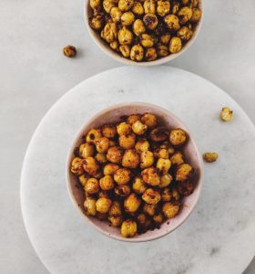 Easy Roasted BBQ Chickpeas