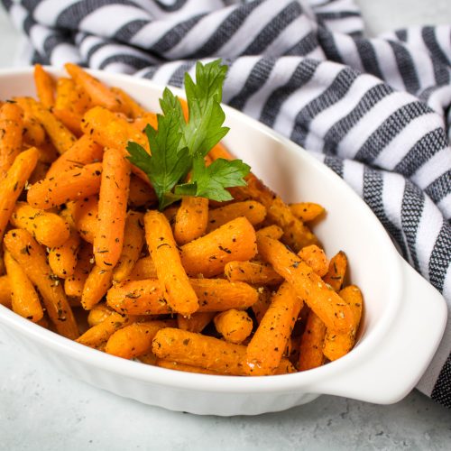 Air Fryer Roasted Carrots - Saving Mealtime