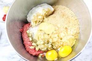 Mix Meatloaf Ingredients