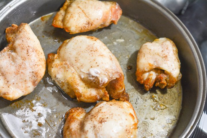 Keto Air Fryer Apricot Glazed Chicken Thighs - Saving Mealtime