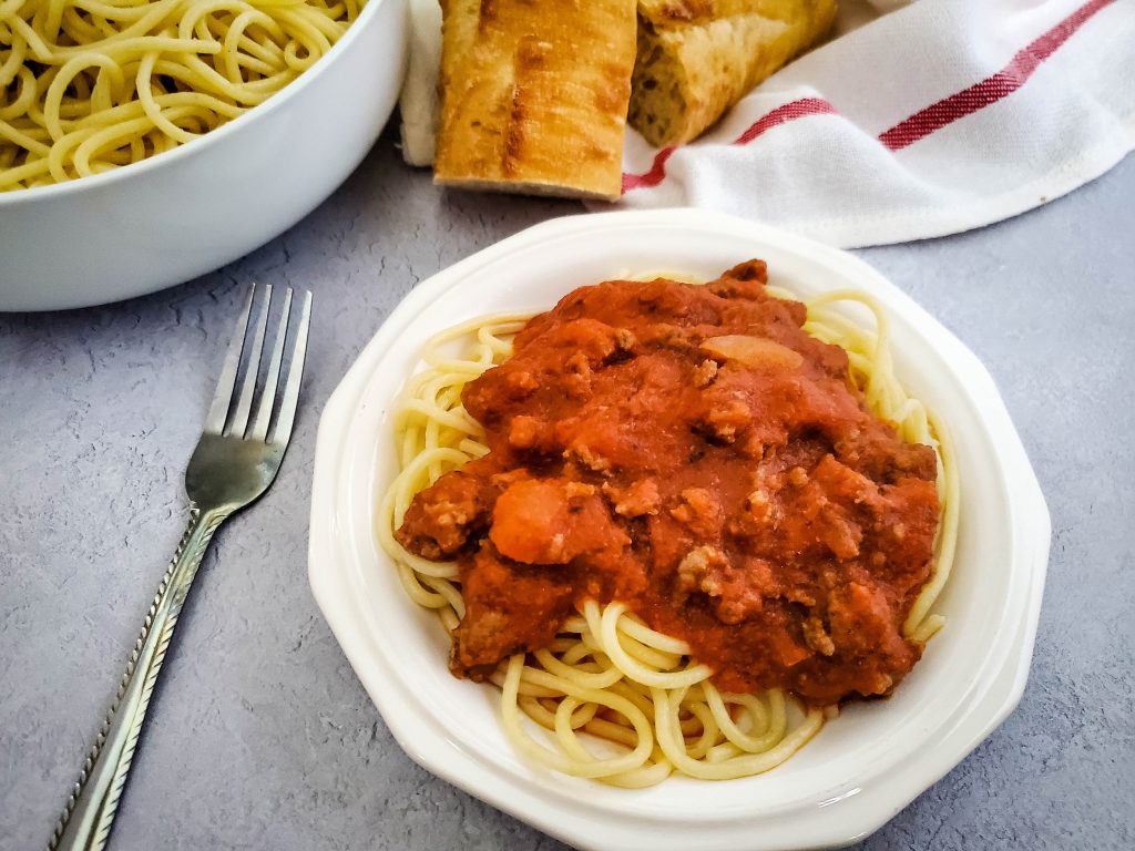 Simple Spaghetti with meat