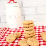 Peanut Butter Candy Cane Cookies